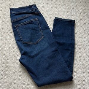 LOFT Women's Skinny Jeans - Dark Blue